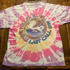 Vintage Steve Miller band tie dye metallica tour